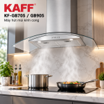 Máy Hút Mùi Kính Cong KAFF KF-GB705 / KF-GB905 Inox 1000m³/h