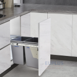 THÙNG ĐỰNG RÁC 2 NGĂN E.30 LẮP ÂM TỦ