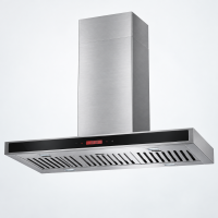 Máy Hút Mùi Đảo KAFF KF-IS991GH Kính Toa Inox 90cm, Cảm Biến Khói Nhiệt