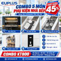 COMBO 5 MÓN PHỤ KIỆN NHÀ BẾP EUPLUS NAN DẸT – CAO CẤP