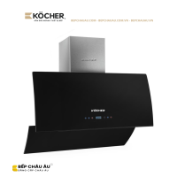 Máy Hút Mùi Kocher K-2080E Kính Vát 70/90cm – Hút 1800m³/h, Ultra Swing Siêu Êm