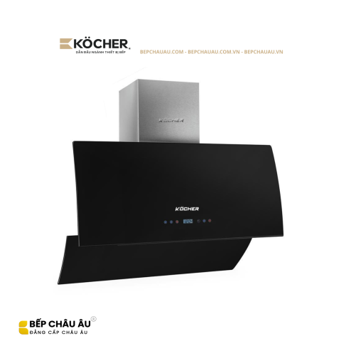 Máy Hút Mùi Kocher K-2080E Kính Vát 70/90cm – Hút 1800m³/h, Ultra Swing Siêu Êm