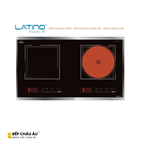 Bếp Điện Từ Latino LT-035IR.V2 Thái Lan – 1 Từ 1 Hồng Ngoại, Inverter, Booster 2400W