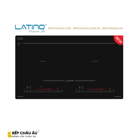 Bếp Từ Đôi Latino LT-I2D1001L Inverter – Kính Nano Đen Chống Xước, Nhập Khẩu Thái Lan