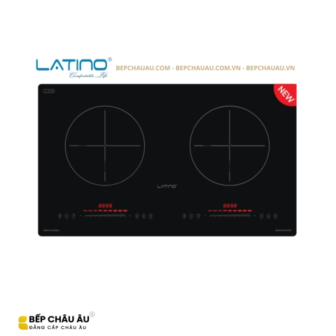 Bếp Từ Đôi Latino LT-I2D8066L Thái Lan – Kính Nano, Inverter, Booster, 2 Vùng Nấu 2400W