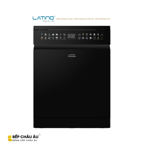 Máy Rửa Bát Latino LT-SMS795ML18EU 16 Bộ – 14 Chương Trình Rửa, Sấy PTC, Diệt Khuẩn UV, AI Wash, Made in Malaysia