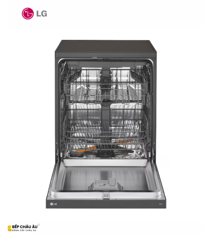 Máy Rửa Bát LG LDN14BLA5 14 Bộ Màu Đen Nhám – QuadWash, Inverter, Sấy Hé Cửa Tự Động, Wi-Fi ThinQ