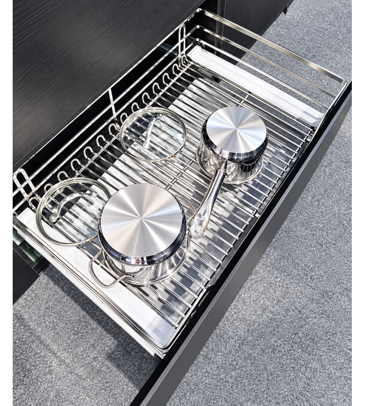 Kệ Đựng Xoong Nồi Mix Oval Inox 304 GROB | Bếp Châu Âu