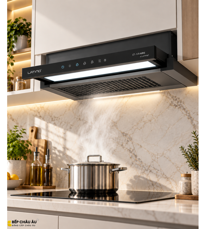 Máy Hút Mùi Latino LT-V.8 AIRIS Âm Tủ 70cm – Điều Khiển Vẫy Tay Thông Minh