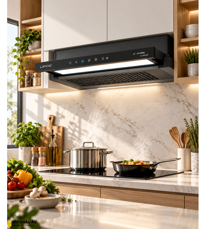 Máy Hút Mùi Latino LT-V.8 AIRIS Âm Tủ 70cm – Điều Khiển Vẫy Tay Thông Minh