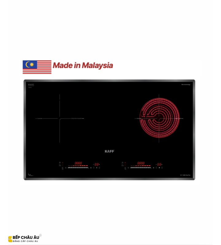 Bếp Điện Từ Kaff KF-FL68IC New Plus 2 Vùng Nấu Inverter Malaysia – Mặt Kính Schott Ceran Đức