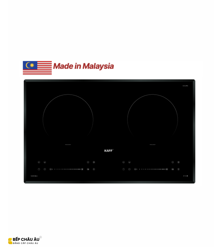 Bếp Từ Kaff KF-FL101II 2 Vùng Nấu Inverter Made in Malaysia – Booster 3200W, Mặt Kính Crystal